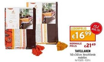 Trafic Tafellaken aanbieding