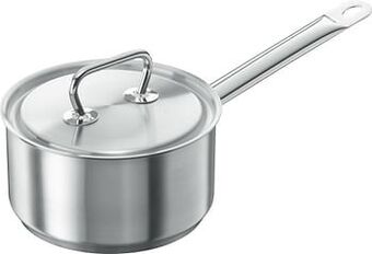 Makro Demeyere Classic Steelpan met deksel 14 cm aanbieding