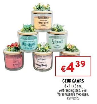 Trafic Geurkaars aanbieding