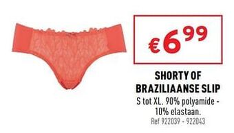Trafic Shorty of braziliaanse slip aanbieding