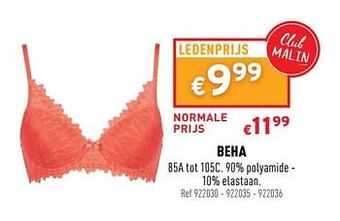 Trafic Beha aanbieding