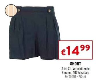 Trafic Short aanbieding