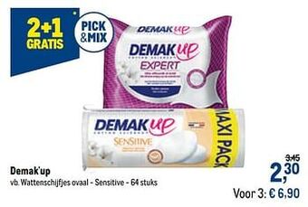 Makro Demak`up wattenschijfjes ovaal - sensitive aanbieding
