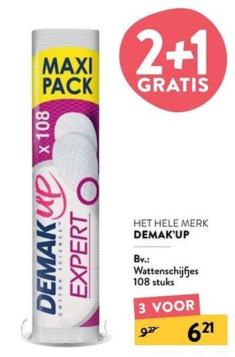 Demak`up wattenschijfjes