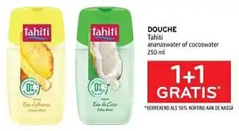 Alvo Douche tahiti 1+1 gratis aanbieding