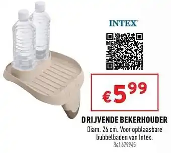 Drijvende bekerhouder