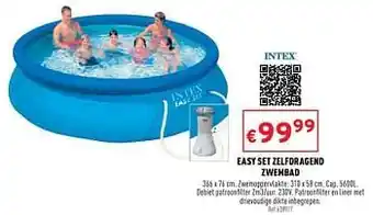 Trafic Easy set zelfdragend zwembad aanbieding