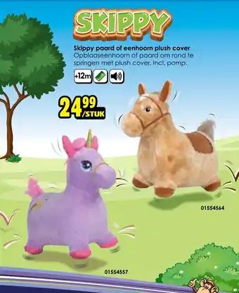 ToyChamp Skippy paard of eenhoom plush cover aanbieding