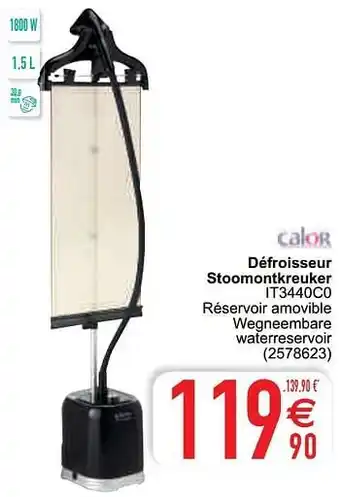 Cora Calor défroisseur stoomontkreuker it3440c0 aanbieding