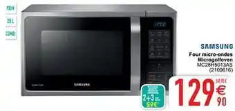 Cora Samsung four micro-ondes microgolfoven mc28h5013as aanbieding