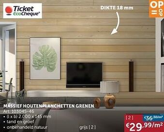 Zelfbouwmarkt Massief houtenplanchetten grenen aanbieding