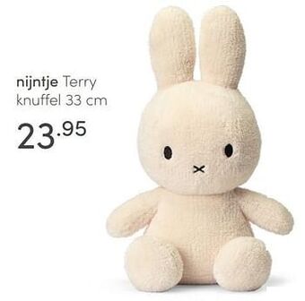 Baby & Tiener Nijntje terry knuffel 33cm aanbieding