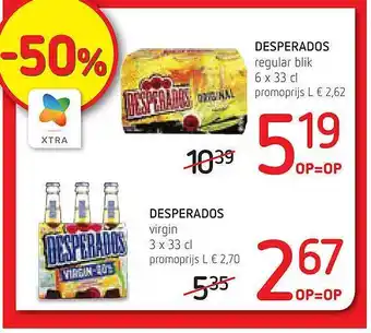 Desperados Regular Blik, Virgin