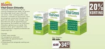 Vital green chlorella