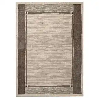 Leen Bakker Binnen/buitentapijt Kerala retro - bruin - 120x170 cm - Leen Bakker aanbieding