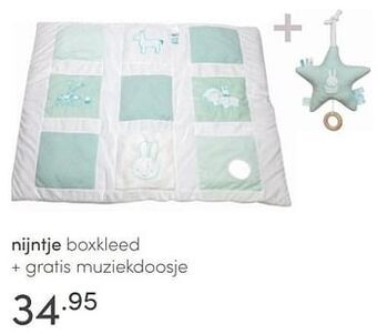 Baby & Tiener Nijntje boxkleed + gratis muziekdoosje aanbieding