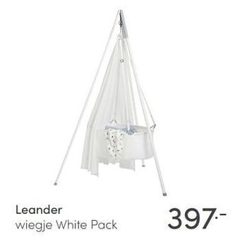 Baby & Tiener Leander wiegje white pack aanbieding