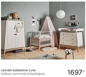 Baby & Tiener Leander babykamer luna aanbieding