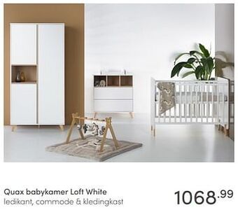 Baby & Tiener Quax babykamer loft white aanbieding