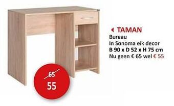 Weba Taman bureau aanbieding