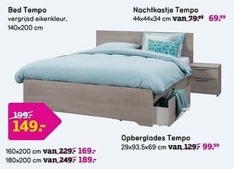 Leen Bakker Bed tempo aanbieding