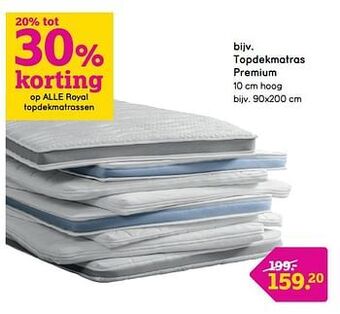 Leen Bakker Topdekmatras premium aanbieding