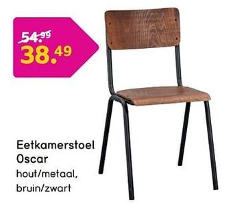 Leen Bakker Eetkamerstoel oscar aanbieding