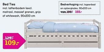 Leen Bakker Bed ties aanbieding