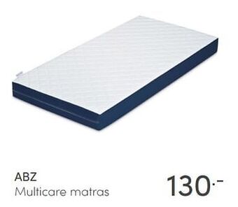 Baby & Tiener Abz multicare matras aanbieding