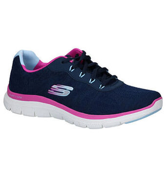 Torfs Skechers Flex Appeal 4.0 Blauwe Sneakers aanbieding