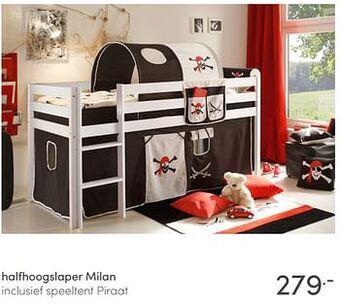 Baby & Tiener Halfhoogslaper milan aanbieding