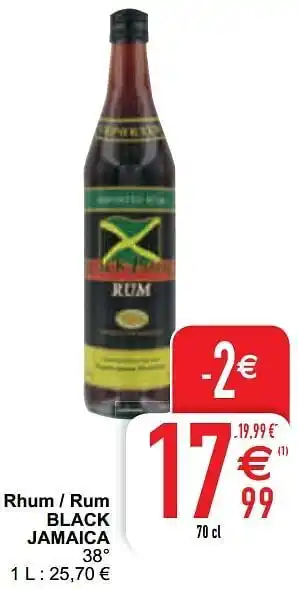 Rhum - rum black jamaica