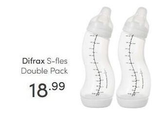 Baby & Tiener Difrax s-fles double pack aanbieding
