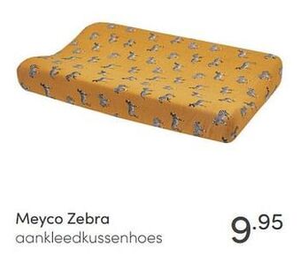 Baby & Tiener Meyco zebra aankleedkussenhoes aanbieding