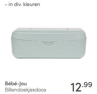 Baby & Tiener Bébé-jou billendoekjesdoos aanbieding