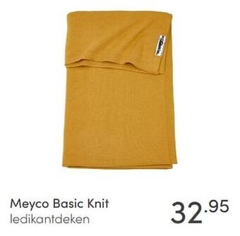 Baby & Tiener Meyco basic knit ledikantdeken aanbieding
