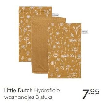 Little dutch hydrofiele washandjes
