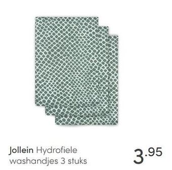 Baby & Tiener Jollein hydrofiele washandjes aanbieding