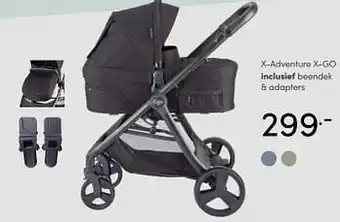 X-adventure x-go born lucky suv inclusief beendek + adapters
