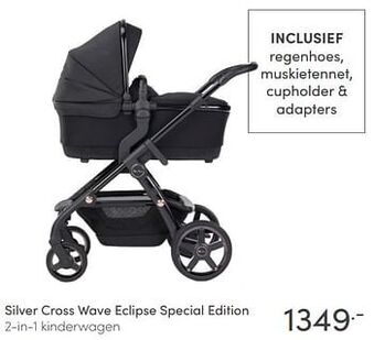 Baby & Tiener Silver cross wave eclipse special edition 2-in-1 kinderwagen aanbieding