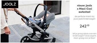 Baby & Tiener Joolz x maxi-cosi autostoel aanbieding