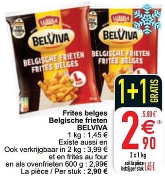 Cora Frites belges belgische frieten belviva aanbieding