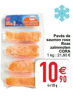 Cora Pavés de saumon rose roze zalmmoten cora aanbieding