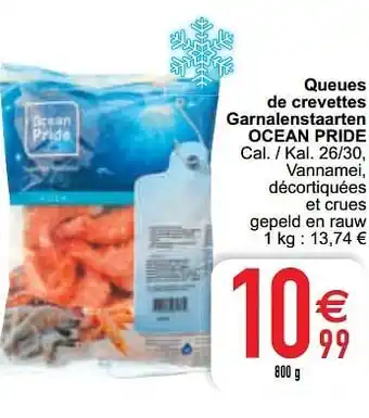 Cora Queues de crevettes garnalenstaarten ocean pride aanbieding