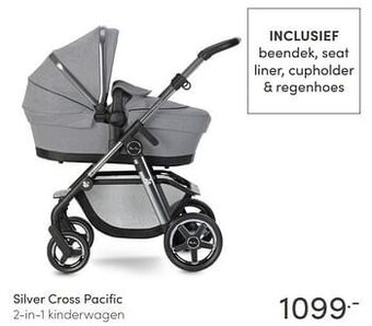 Baby & Tiener Silver cross pacific 2-in-1 kinderwagen aanbieding