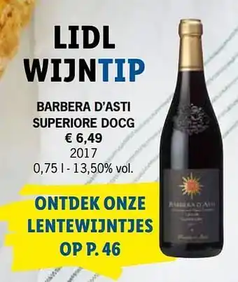 Barbera d`asti superiore docg 0.75L