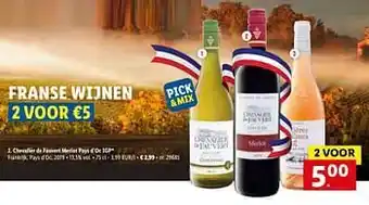 Chevalier de fauvert merlot pays d`oc igp