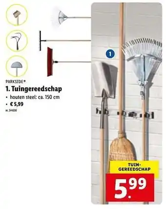Lidl Tuingereedschap 150cm aanbieding
