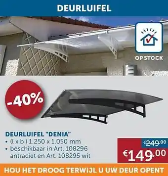 Deurluifel denia