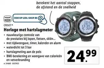 Horloge met hartslagmeter